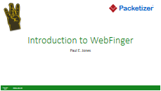 WebFinger Presentation